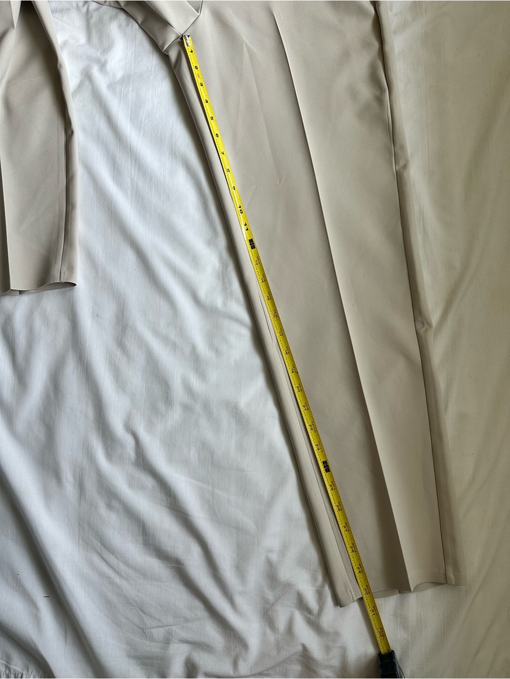 Athleta Endless High Rise Tailored Stretch Cream Dress Pants - Picture 7 of 13